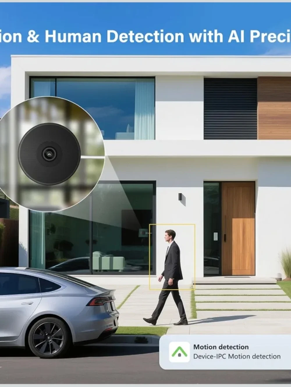 Wireless Window Home Security Camera Easy Install